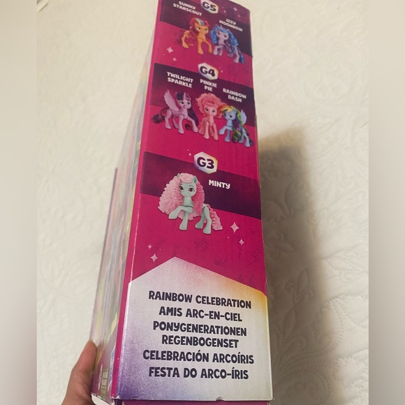 Hasbro My Little Pony Rainbow Celebration Set Of 3 Ponies Only - Picture 3 of 4